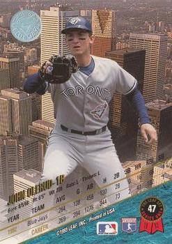 1993 Leaf #47 John Olerud Back