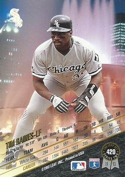 1993 Leaf #420 Tim Raines Back