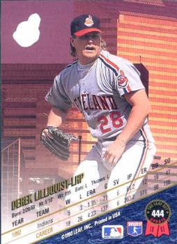 1993 Leaf #444 Derek Lilliquist Back