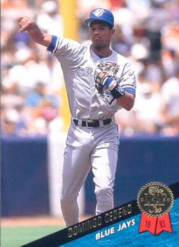 1993 Leaf #486 Domingo Cedeno Front