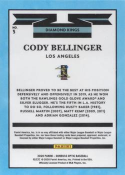 2020 Donruss Optic - White Sparkle #3 Cody Bellinger Back
