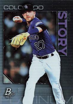 2020 Bowman Platinum #55 Trevor Story Front