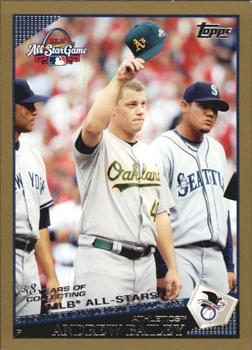 2009 Topps Updates & Highlights - Gold #UH161 Andrew Bailey Front