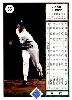 2009 Upper Deck - 1989 20th Anniversary Buybacks #66 John Tudor Back