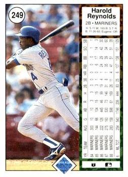 2009 Upper Deck - 1989 20th Anniversary Buybacks #249 Harold Reynolds Back