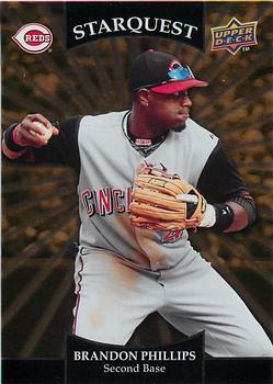 2009 Upper Deck - StarQuest Gold Rare #SQ-27 Brandon Phillips Front