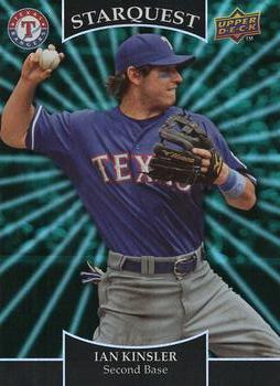 2009 Upper Deck - StarQuest Emerald Super Rare #SQ-42 Ian Kinsler Front