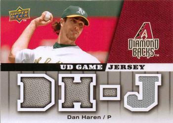 2009 Upper Deck - UD Game Jersey #GJ-DH Dan Haren Front