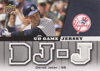 2009 Upper Deck - UD Game Jersey #GJ-DJ Derek Jeter Front