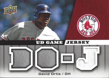 2009 Upper Deck - UD Game Jersey #GJ-DO David Ortiz Front