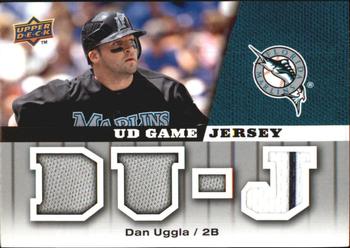 2009 Upper Deck - UD Game Jersey #GJ-DU Dan Uggla Front