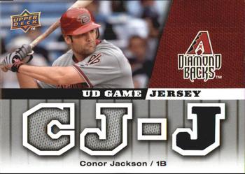 2009 Upper Deck - UD Game Jersey #GJ-JA Conor Jackson Front