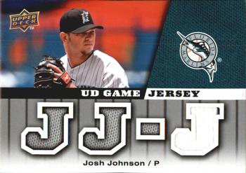 2009 Upper Deck - UD Game Jersey #GJ-JJ Josh Johnson Front