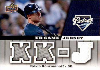 2009 Upper Deck - UD Game Jersey #GJ-KK Kevin Kouzmanoff Front
