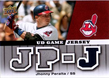 2009 Upper Deck - UD Game Jersey #GJ-PE Jhonny Peralta Front