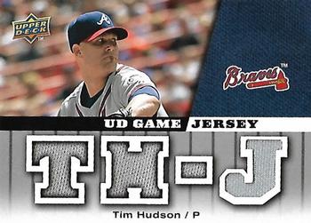 2009 Upper Deck - UD Game Jersey #GJ-TH Tim Hudson Front