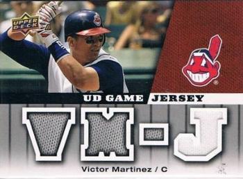 2009 Upper Deck - UD Game Jersey #GJ-VM Victor Martinez Front