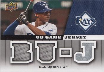 2009 Upper Deck - UD Game Jersey #GJ-BU B.J. Upton Front