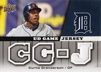 2009 Upper Deck - UD Game Jersey #GJ-GR Curtis Granderson Front