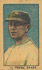 1921 Strip Cards (W521) #11 Frank Baker Front