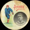 1912 Schmelzer's Sporting Goods Pins #NNO Christy Mathewson Front