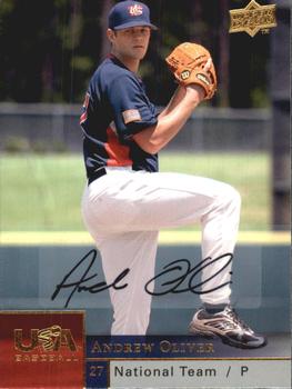 2009 Upper Deck - USA National Team Autographs #USAB-AO Andrew Oliver Front