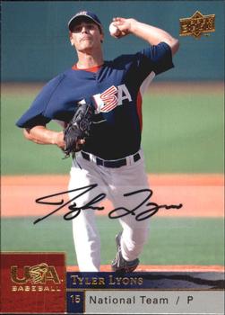 2009 Upper Deck - USA National Team Autographs #USAB-TL Tyler Lyons Front