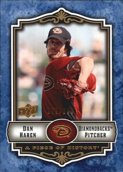 2009 Upper Deck A Piece of History - Blue #3 Dan Haren Front