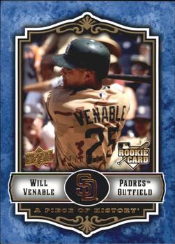 2009 Upper Deck A Piece of History - Blue #136 Will Venable Front