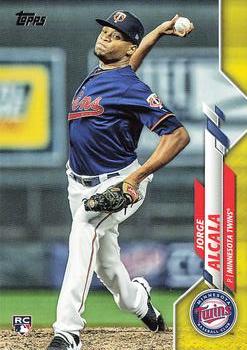 2020 Topps Update - Yellow #U-44 Jorge Alcala Front