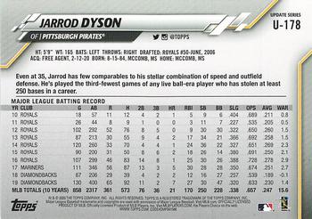 2020 Topps Update - Yellow #U-178 Jarrod Dyson Back