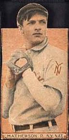 1912 J=K Candy (Type 1 and 2) #NNO Christy Mathewson Front