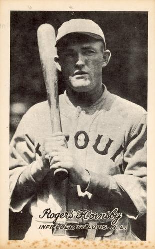 1973 TCMA 1921 Exhibits (reprint) #NNO Rogers Hornsby Front