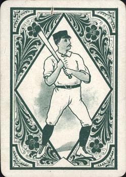 1889 E. R. Williams Card Game #16a Al Myers / Cub Stricker Back