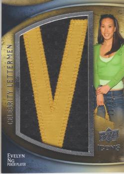 2009 Upper Deck Icons - Celebrity Lettermen #IL-EN Evelyn Ng Front