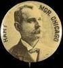 1896-98 Whitehead & Hoag/Cameo Pepsin Gum Pins (PE4) #NNO Bill Hart Front
