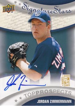 2009 Upper Deck Signature Stars #210 Jordan Zimmermann Front