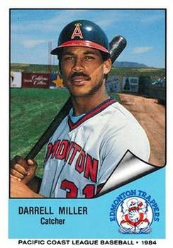 1984 Cramer - Edmonton Trappers Glossy #109 Darrell Miller Front