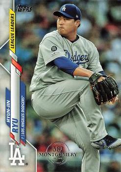 2020 Topps - 582 Montgomery #86 Hyun-Jin Ryu Front