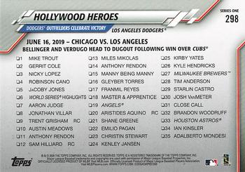 2020 Topps - 582 Montgomery #298 Hollywood Heroes Back