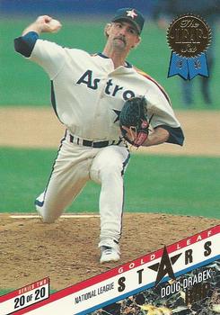 1993 Leaf - Gold Leaf All-Stars #20 Doug Drabek / Roger Clemens Front