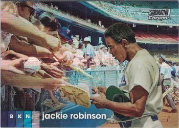 2020 Stadium Club Chrome - Refractor #400 Jackie Robinson Front