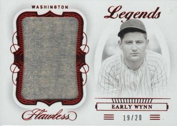 2020 Panini Flawless - Legends Jumbo Material Ruby #LJM-EW Early Wynn Front