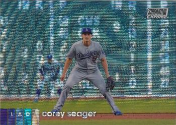 2020 Stadium Club Chrome - Wave Refractor #263 Corey Seager Front
