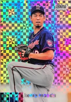 2020 Stadium Club Chrome - X-Fractor #351 Kenta Maeda Front