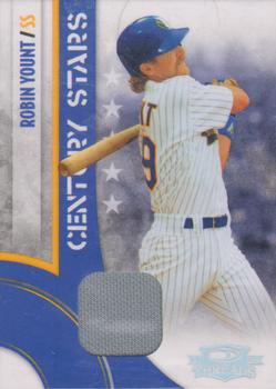 2008 Donruss Threads - Century Stars Materials #CS-13 Robin Yount Front