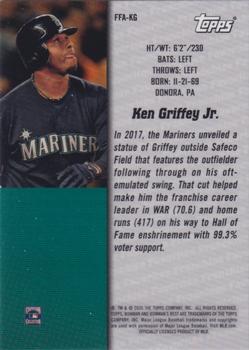 2020 Bowman's Best - 2000 Franchise Favorites #FFA-KG Ken Griffey Jr. Back