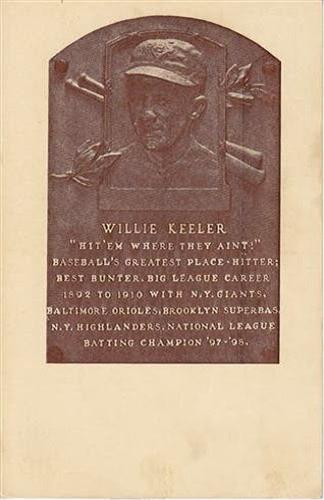 1936-39 Hall of Fame Postcards #NNO Willie Keeler Front