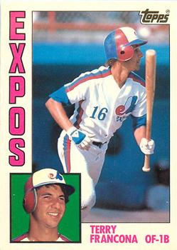 1984 Topps - Collector's Edition (Tiffany) #496 Terry Francona Front