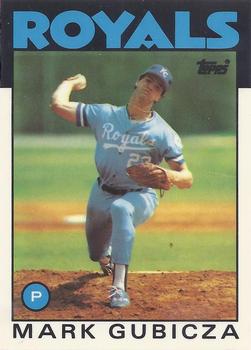 1986 Topps #644 Mark Gubicza Front